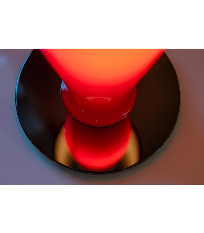 Design Lampe in Großaufnahme