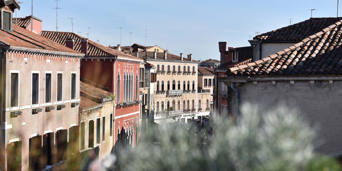 Vista sui vicoli di Venezia